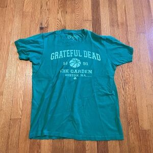 Grateful Dead 1991 Boston Garden Boston Ma 2002 GDP Liquid Blue Inc T Shirt M